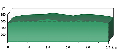 Profil 5,0 km Strecke